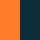 HV oranžová/námořní modrá