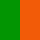 zelená/oranžová