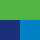 tmavě modrá/modrá/zelená